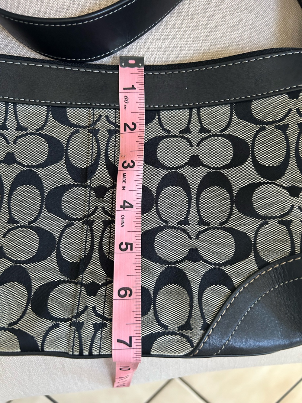 Coach Canvas Crossbody Bag in Black and gray - Picture 7 of 13